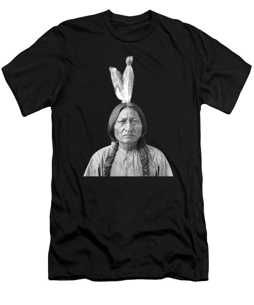 Sitting Bull Portrait Dakota Territory By David Barry Circa 1883 War Is Hell Store T-Shirt