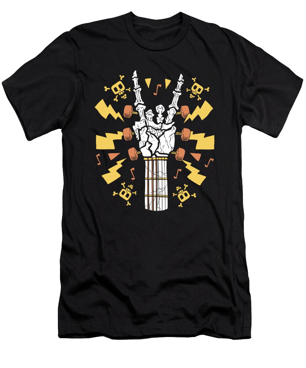Skeleton Guitar Rock Hand Me T-Shirt