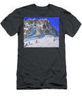 Skiing Down the Mountainselva Gardena Andrew Macara T-Shirt