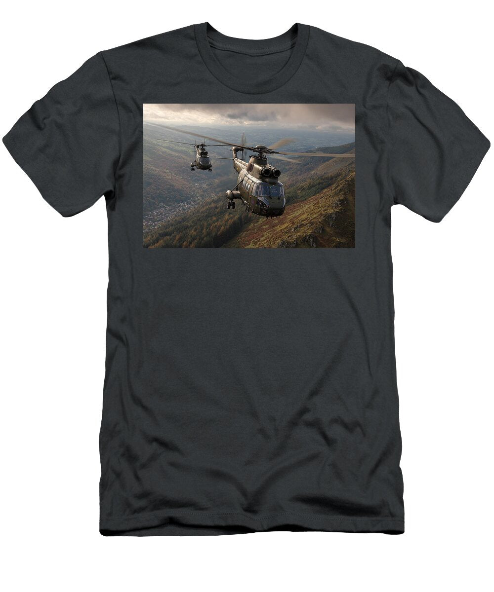 Skimming the Highlands Start Aviation T-Shirt