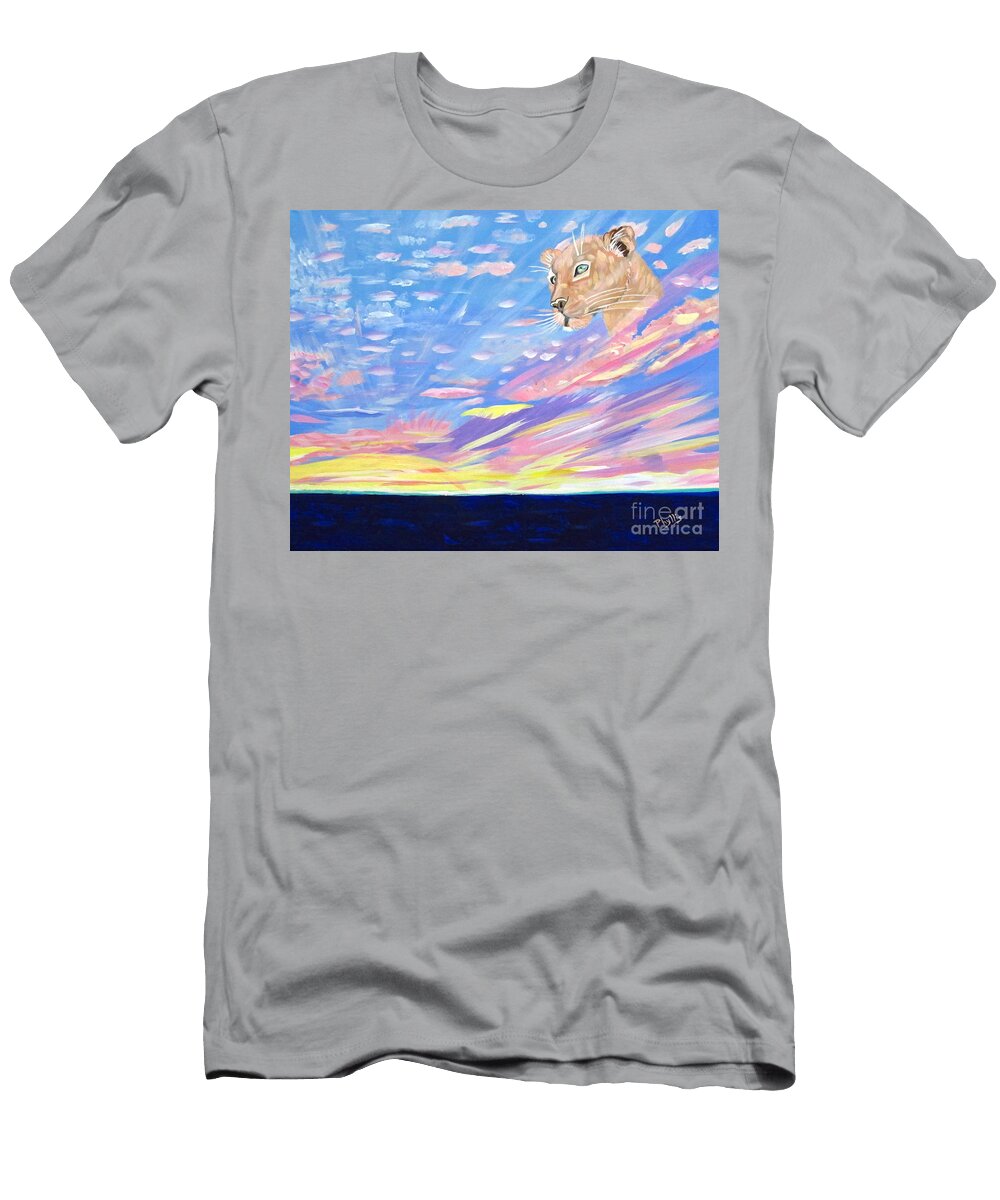 Sky Cat Phyllis Kaltenbach T-Shirt