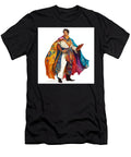 Smiling Man in Colorful Robes Holds a Book Riou Rucas T-Shirt