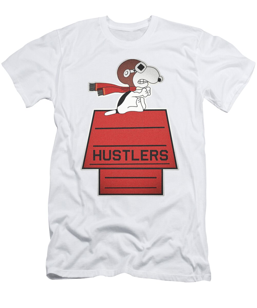 Snoopy on Red Doghouse Milar Style T-Shirt