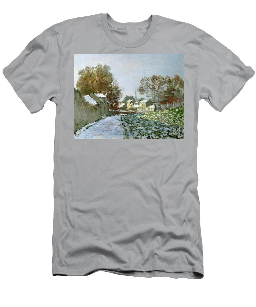 Snow At Argenteuil Claude Monet T-Shirt