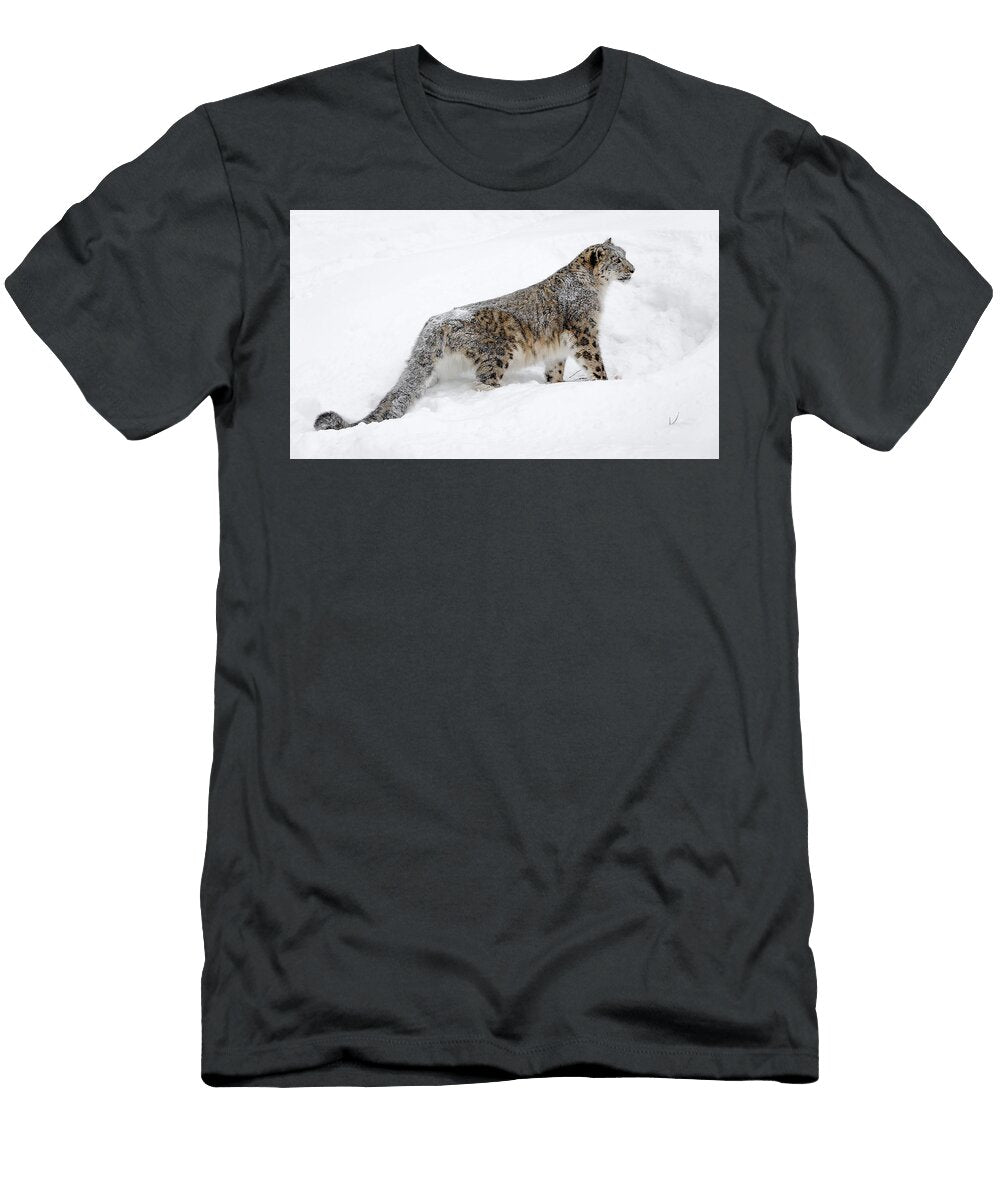 Snow Leopard Alert Athena Mckinzie T-Shirt