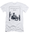 Snowmobile Chinese Hanzi Sledding Snowbike Snowmobile Riding Graphics Lab T-Shirt