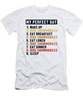 Snowmobiles Perfect Day Snowbike Sledding Snowmobile Riding Graphics Lab T-Shirt