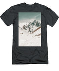 Snowy Mountain Trail Through Alpine Pass John Taylor T-Shirt