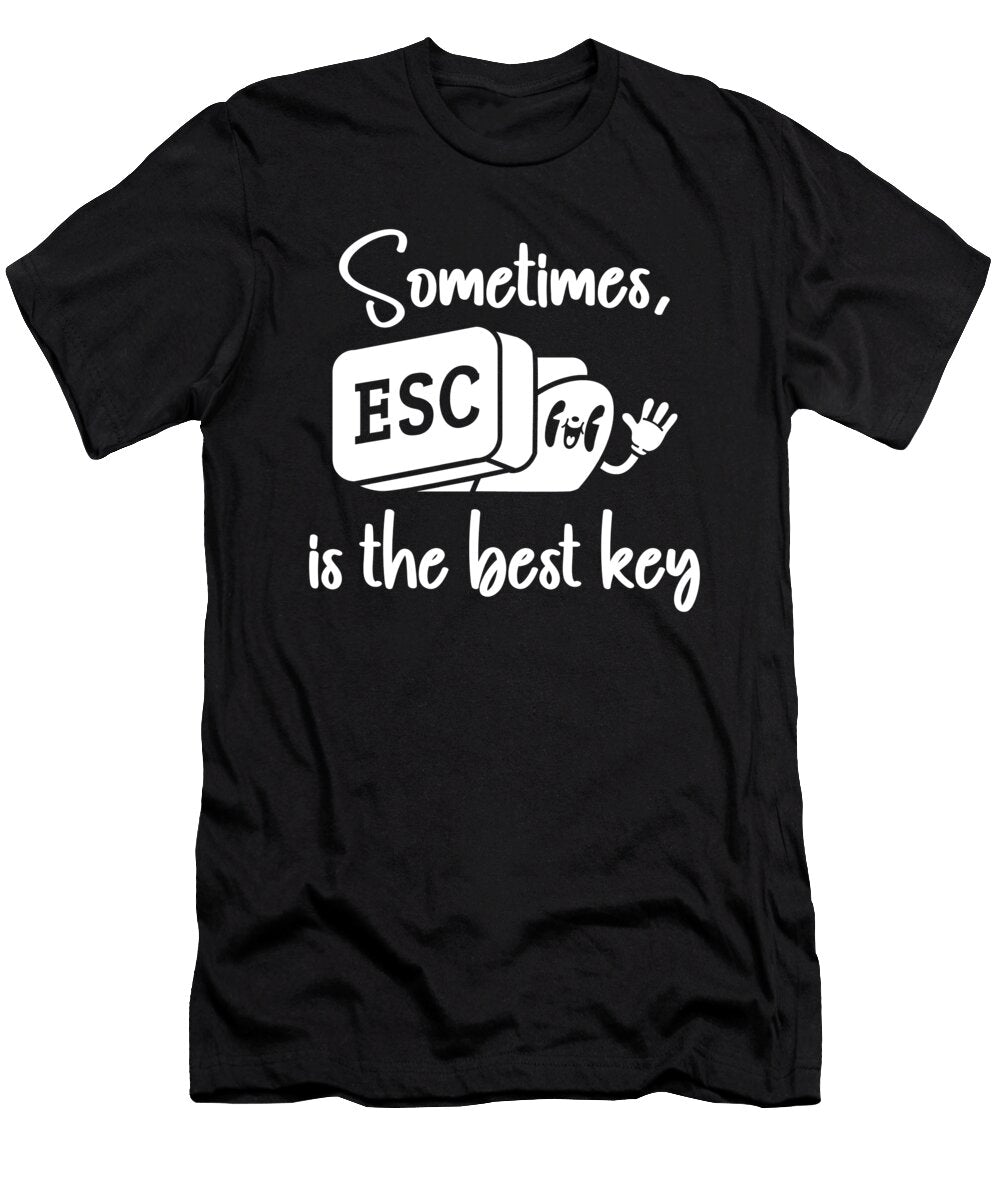 Software Engineer Computer Key Programming Developer Coder Toms Store T-Shirt