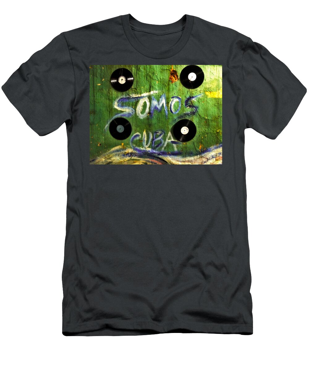 Somos Cuba Records on a Funky Wall Funkpix Photo Hunter T-Shirt