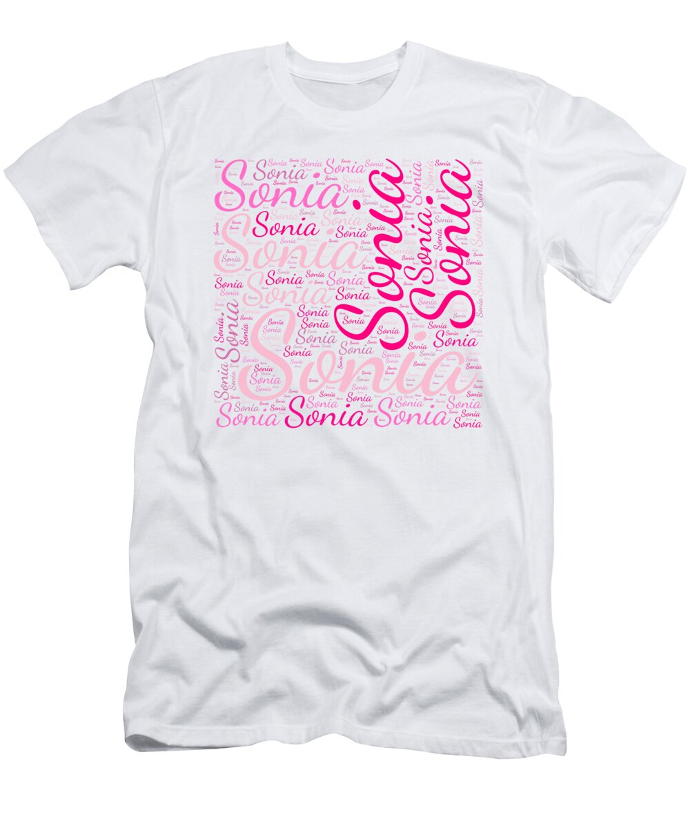 Sonia Names Without Frontiers Vidddie Publyshd T-Shirt