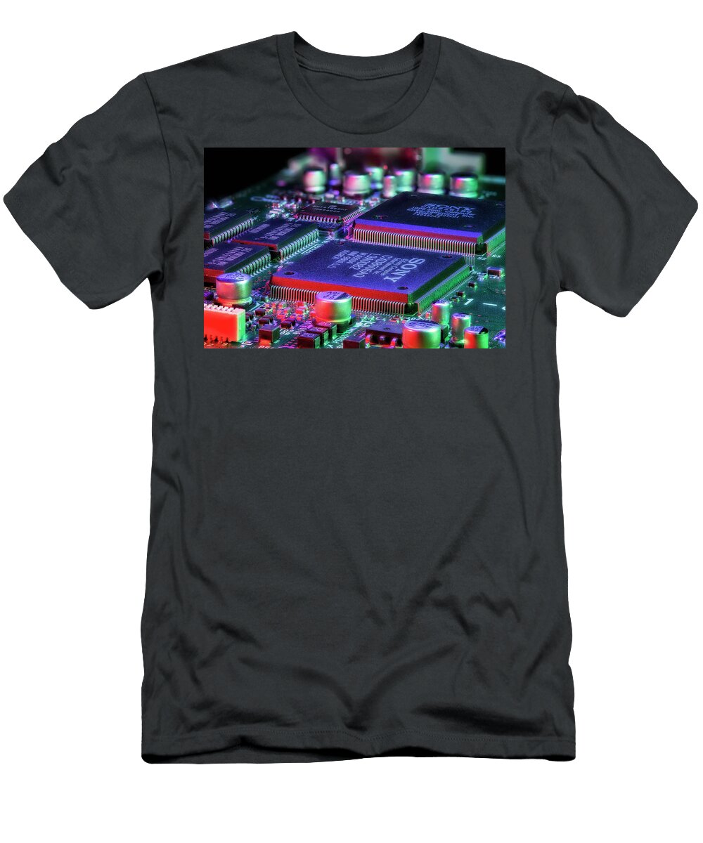 Sony Playstation Circuit Board 1 Robert Storost T-Shirt