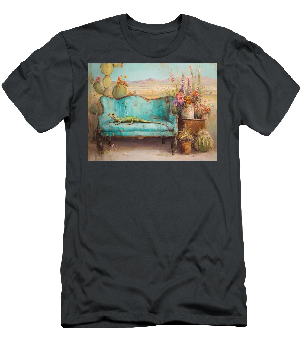 Southwest Lizard Lounge Lisa S Baker T-Shirt
