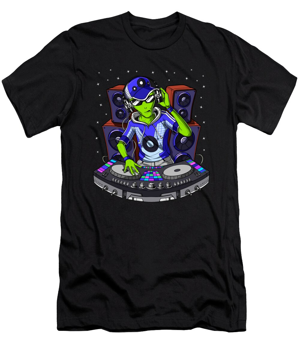 Space Alien Music DJ Nikolay Todorov T-Shirt