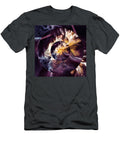 Space Gas Circles Pelo Blanco Photo T-Shirt
