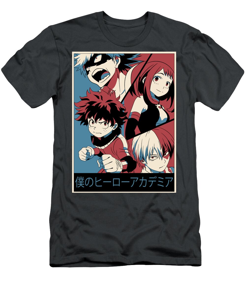 Space Hustle Bokunohero the Anime World T-Shirt