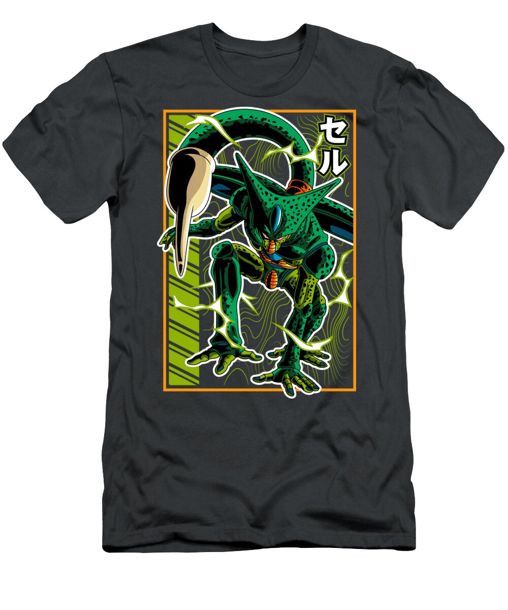 Space Hustle Dragonball Cell the Anime World T-Shirt