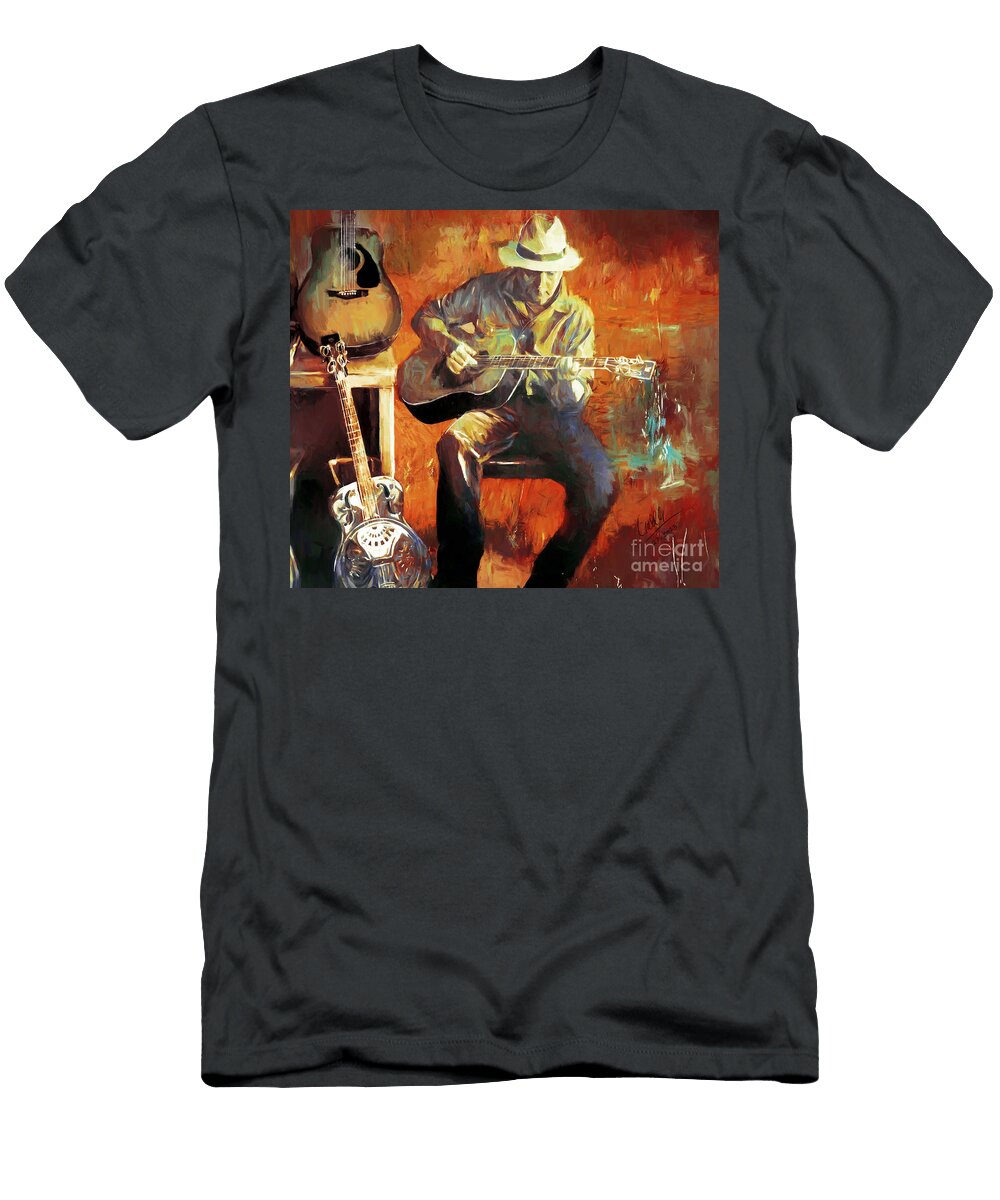 Spanish Guitarist Ty6 Gull G T-Shirt