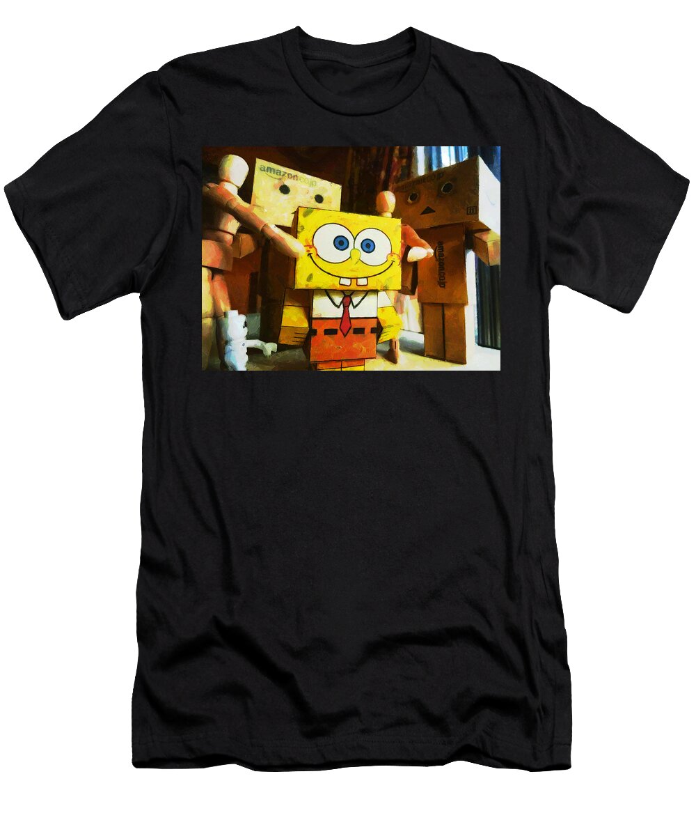 Spongebob Always Loves the Group Hugs Steve Taylor T-Shirt