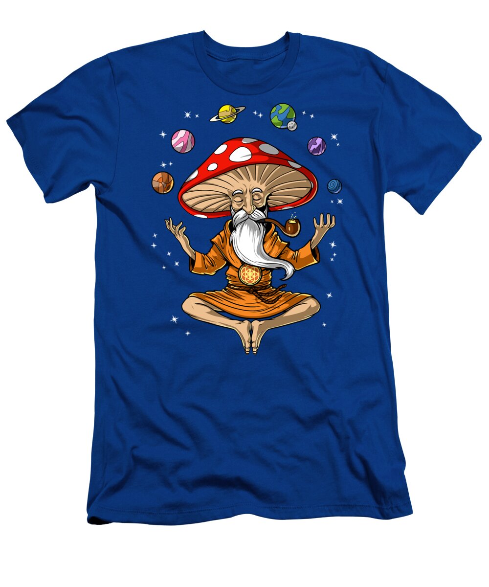 Sports Psychonauts Game Cool Magic Mushroom Buddha Douxie Grimo T-Shirt
