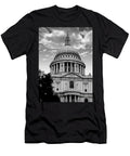St Pauls Dome London in Black and White High Contrast Monochromatic Visual Narrative Digital Ar Dmr Filho T-Shirt