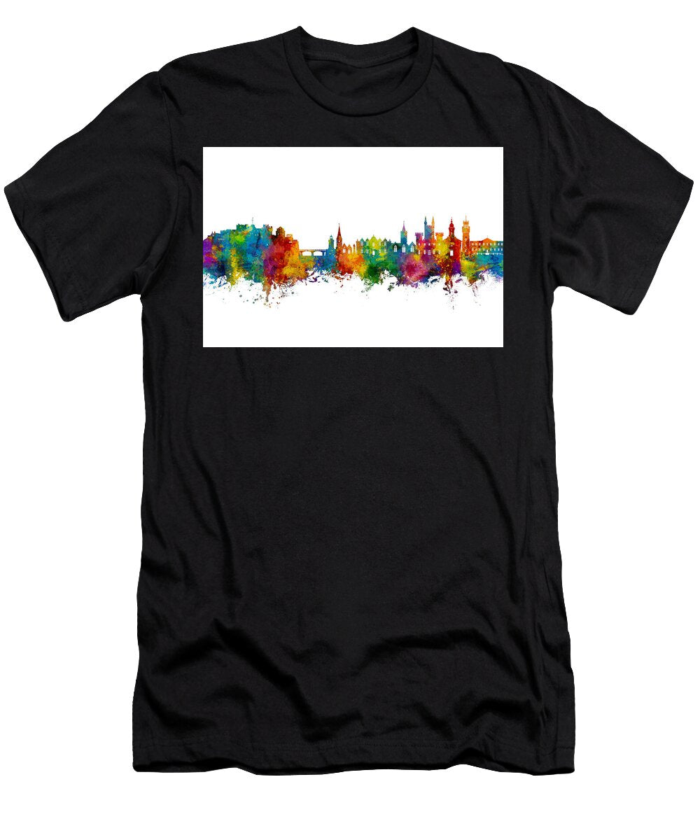 St Peter Port Guernsey Channel Islands Skyline 14 Michael Tompsett T-Shirt