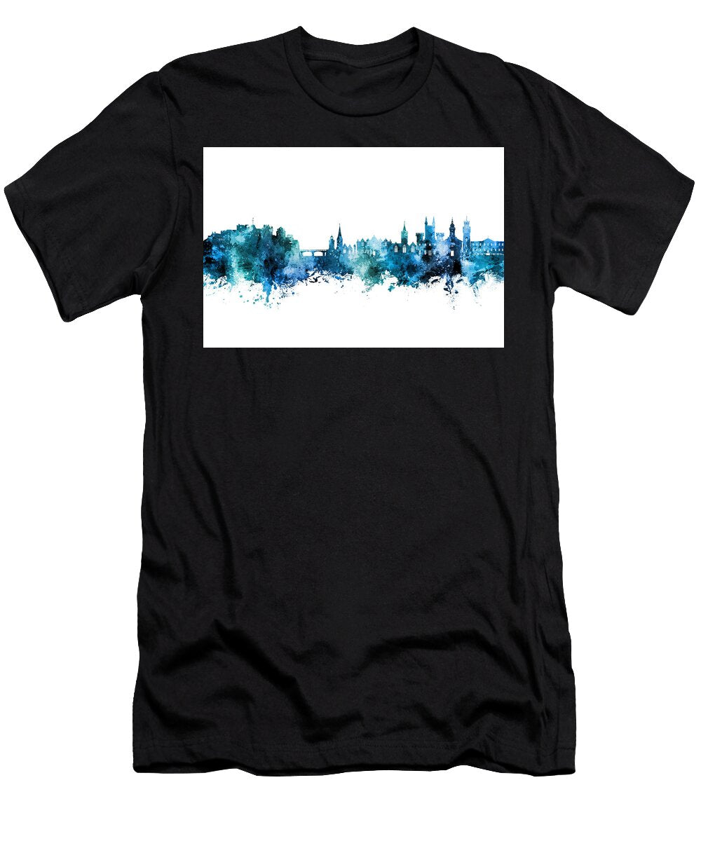 St Peter Port Guernsey Channel Islands Skyline 18 Michael Tompsett T-Shirt
