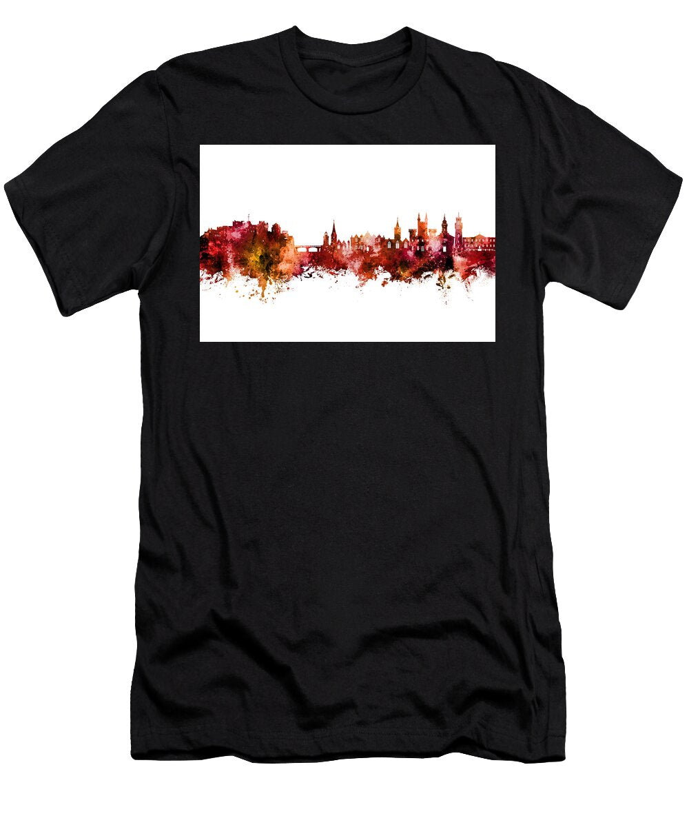 St Peter Port Guernsey Channel Islands Skyline 19 Michael Tompsett T-Shirt