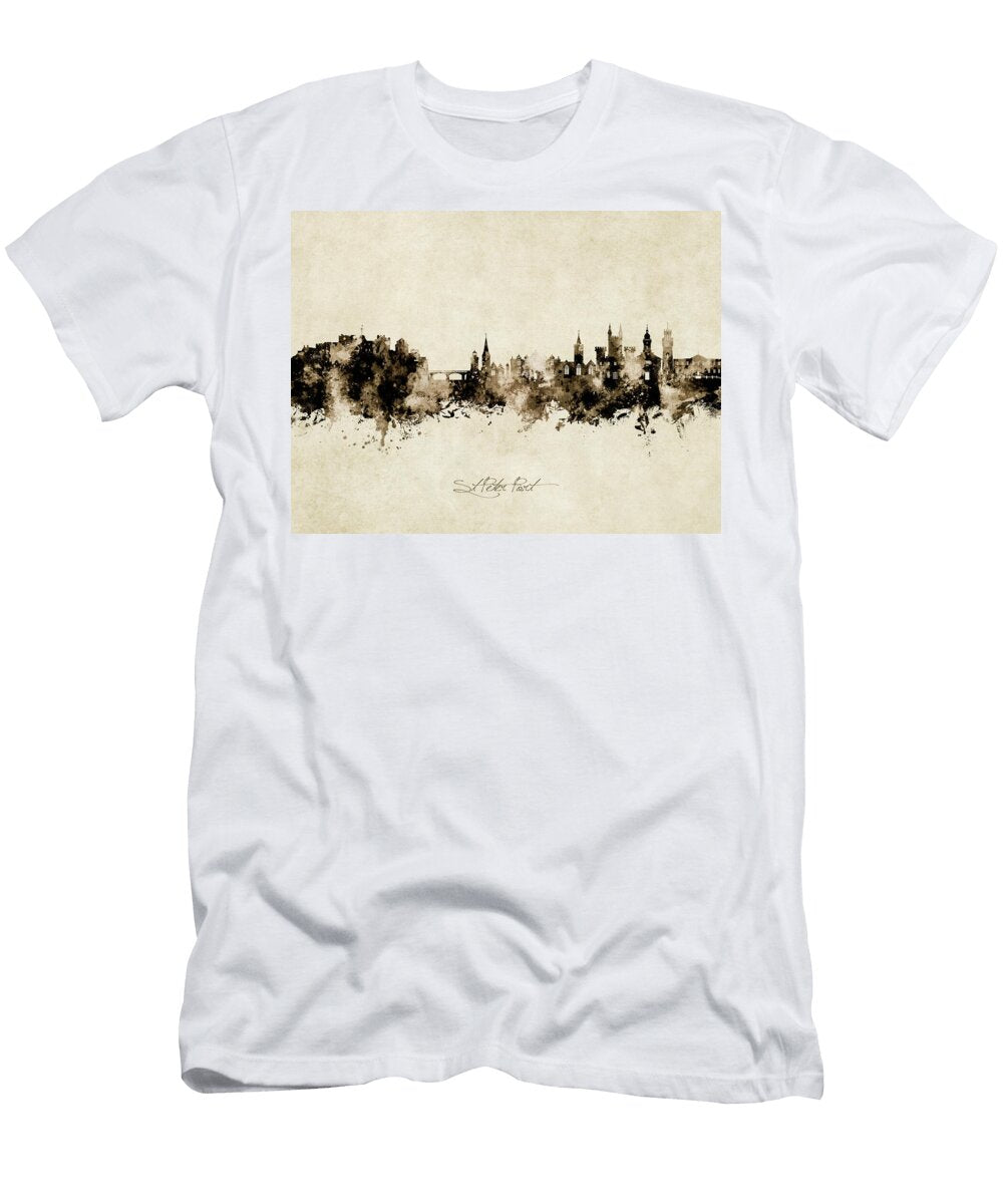 St Peter Port Guernsey Channel Islands Skyline 26 Michael Tompsett T-Shirt