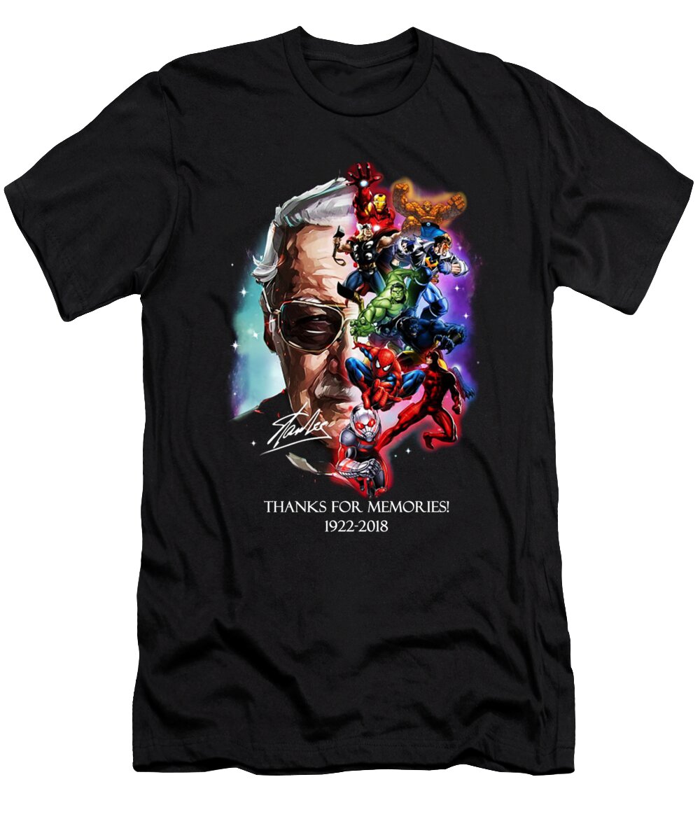 Stan Lee Thanks for Memories Tpgraphic T-Shirt