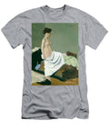 Standing Nude Holding a Gown on Her Knee Felix Edouard Vallotton T-Shirt