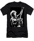 Stanley Clarke American Bassist Legend in Grayscale Andika Bahtiar T-Shirt