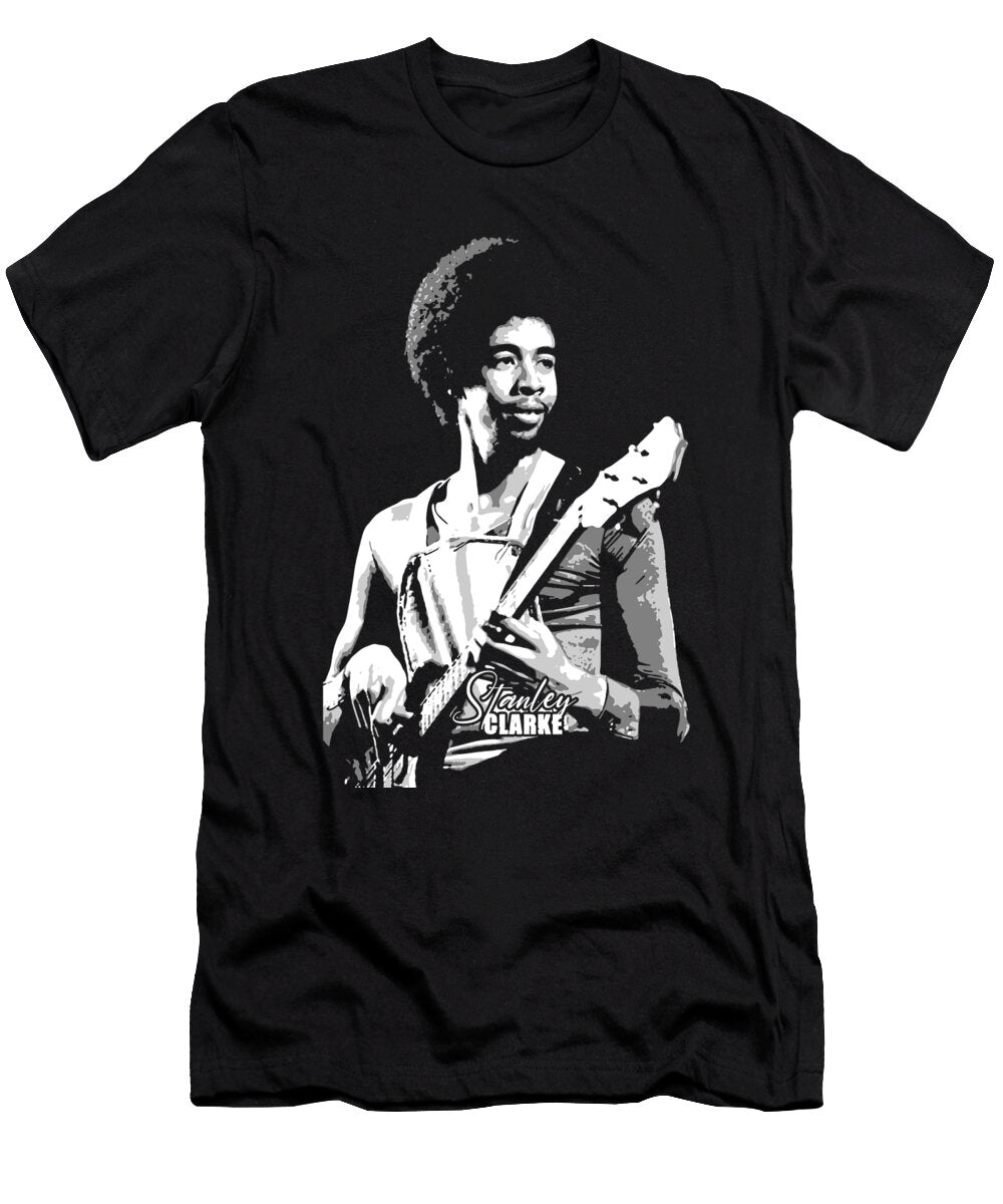 Stanley Clarke in Grayscale Andika Bahtiar T-Shirt