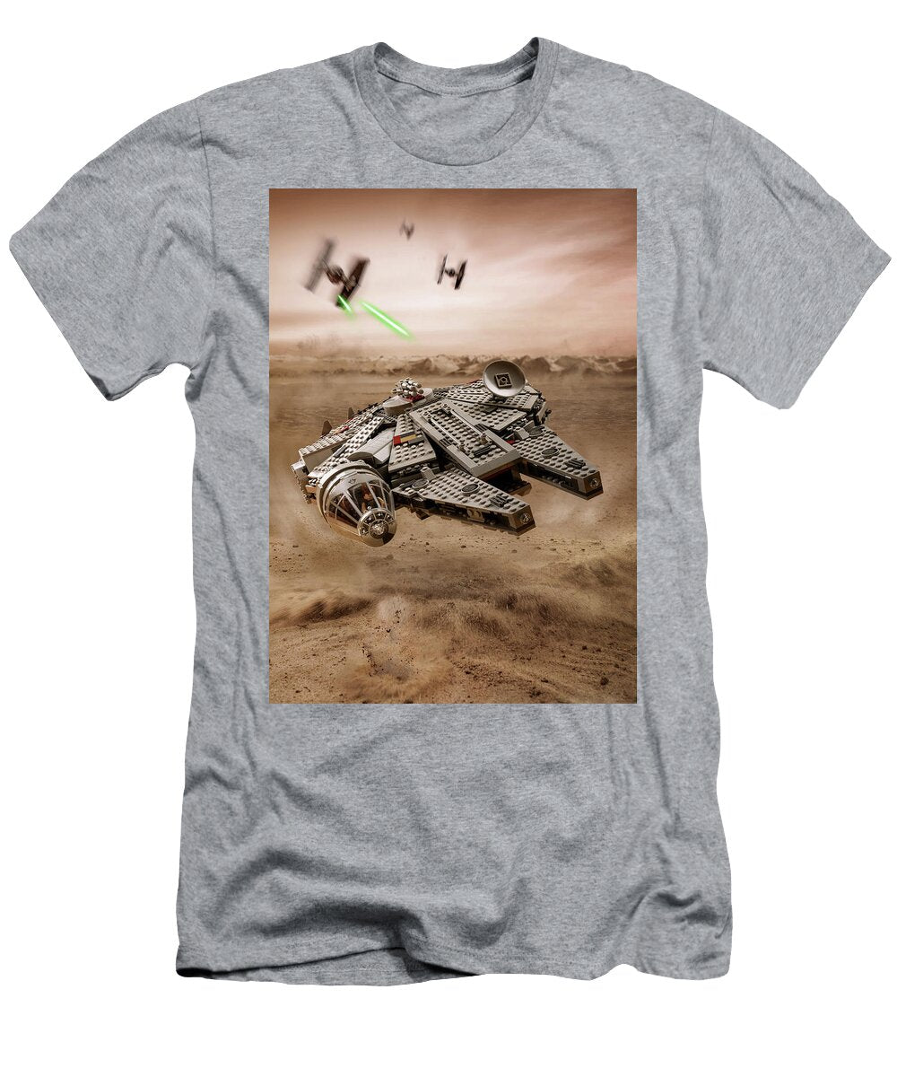 Star Wars Millennium Falcon Aigphoto T-Shirt