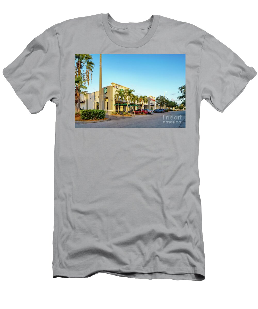 Starbucks At Rk Center Pineapple Commons Stuart Fl Felix Mizioznikov T-Shirt