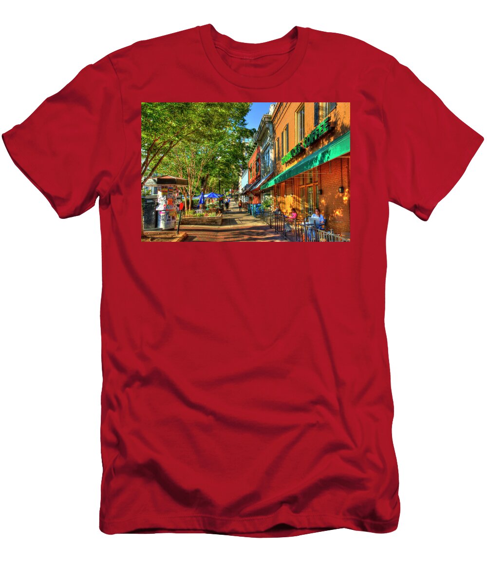 Starbucks Coffee Athens Georgia Downtown Athens Art Reid Callaway T-Shirt