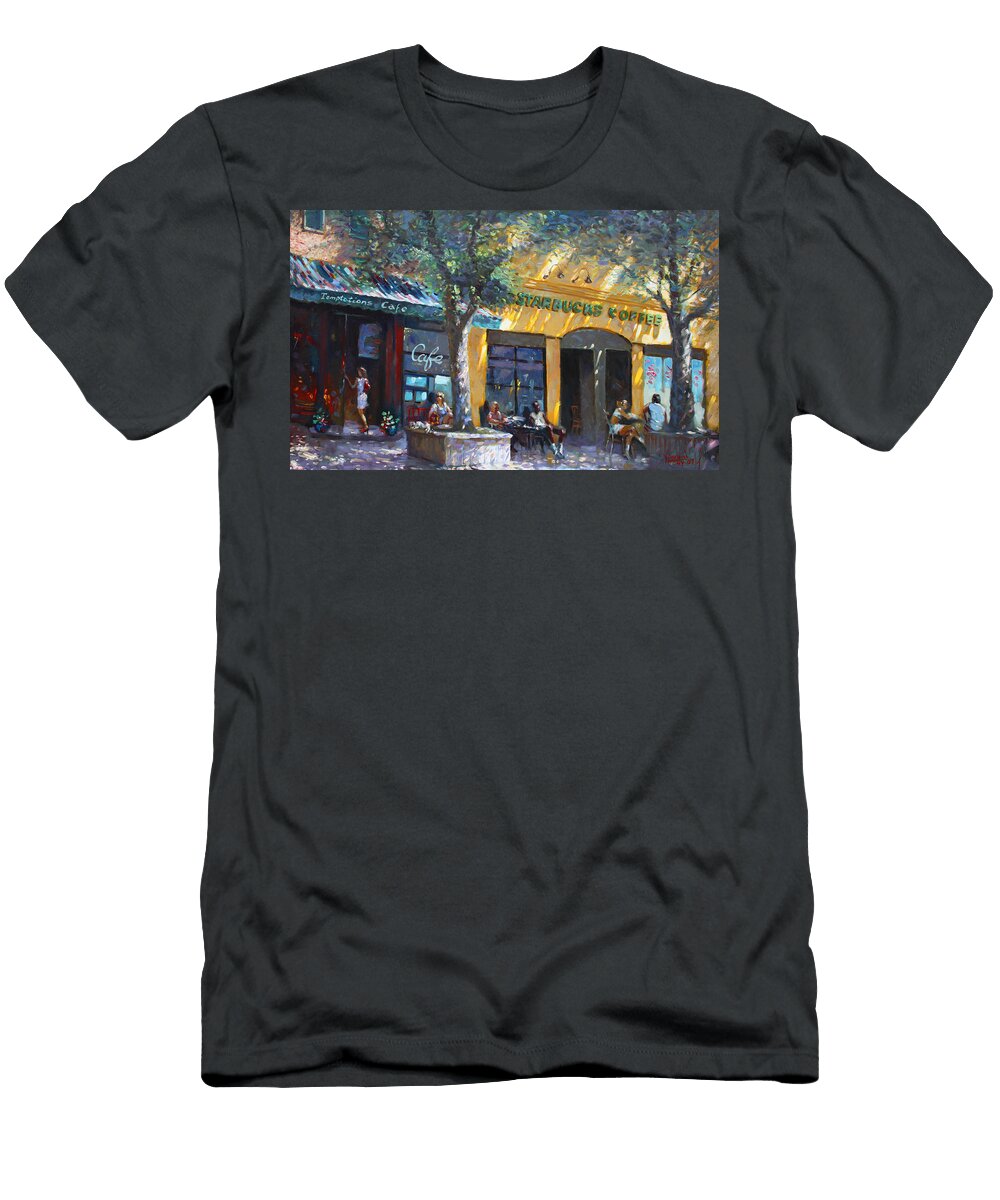Starbucks Hangout Nyack Ny Ylli Haruni T-Shirt