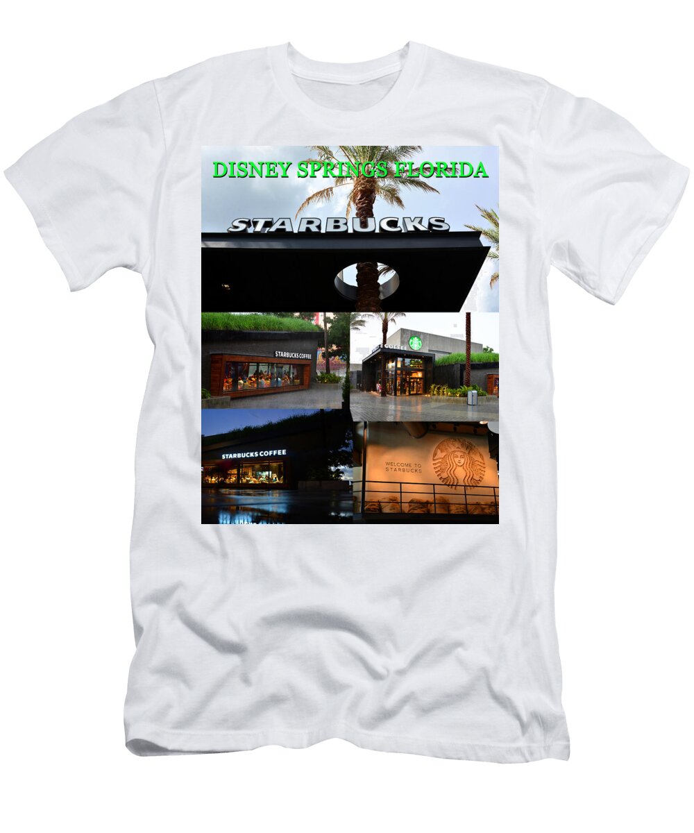 Starbucks Store Disney Srings Florida David Lee Thompson T-Shirt
