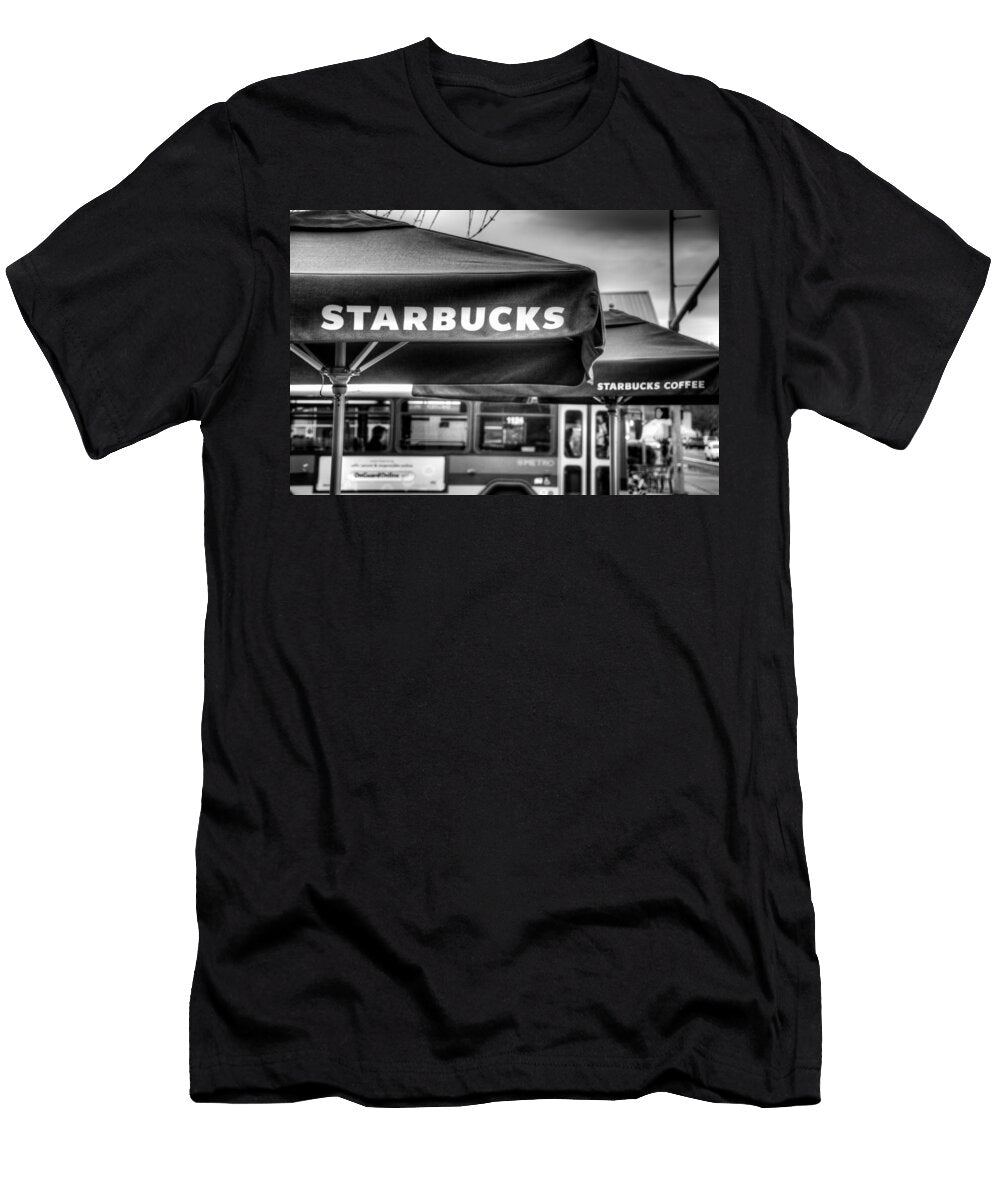 Starbucks Umbrella Spencer Mcdonald T-Shirt