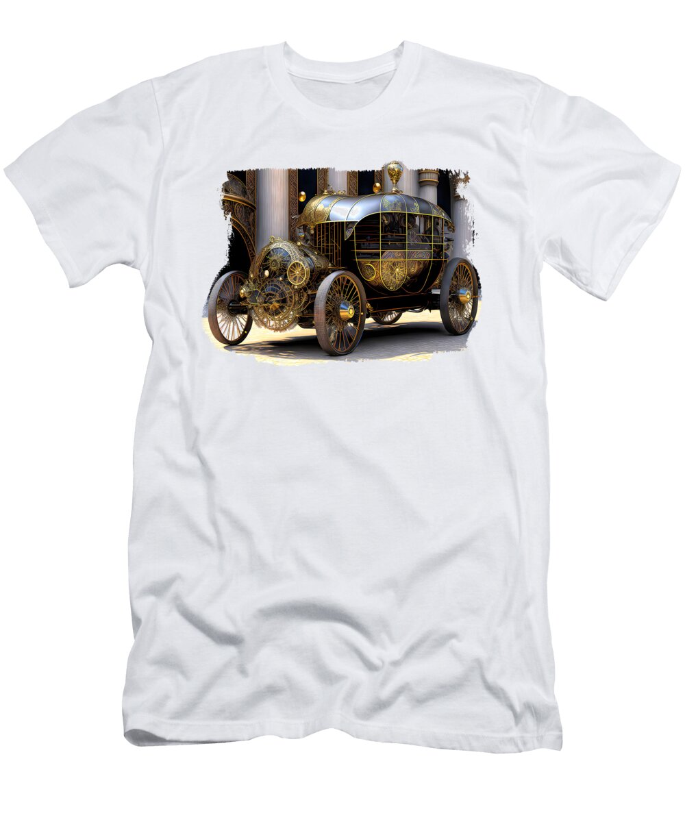 Steampunk Car 02 Elisabeth Lucas T-Shirt