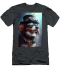 Steampunk Dog Abstract Surreal Illustration Digital Designer Art Cyberpunk Painting Beautiful Things T-Shirt
