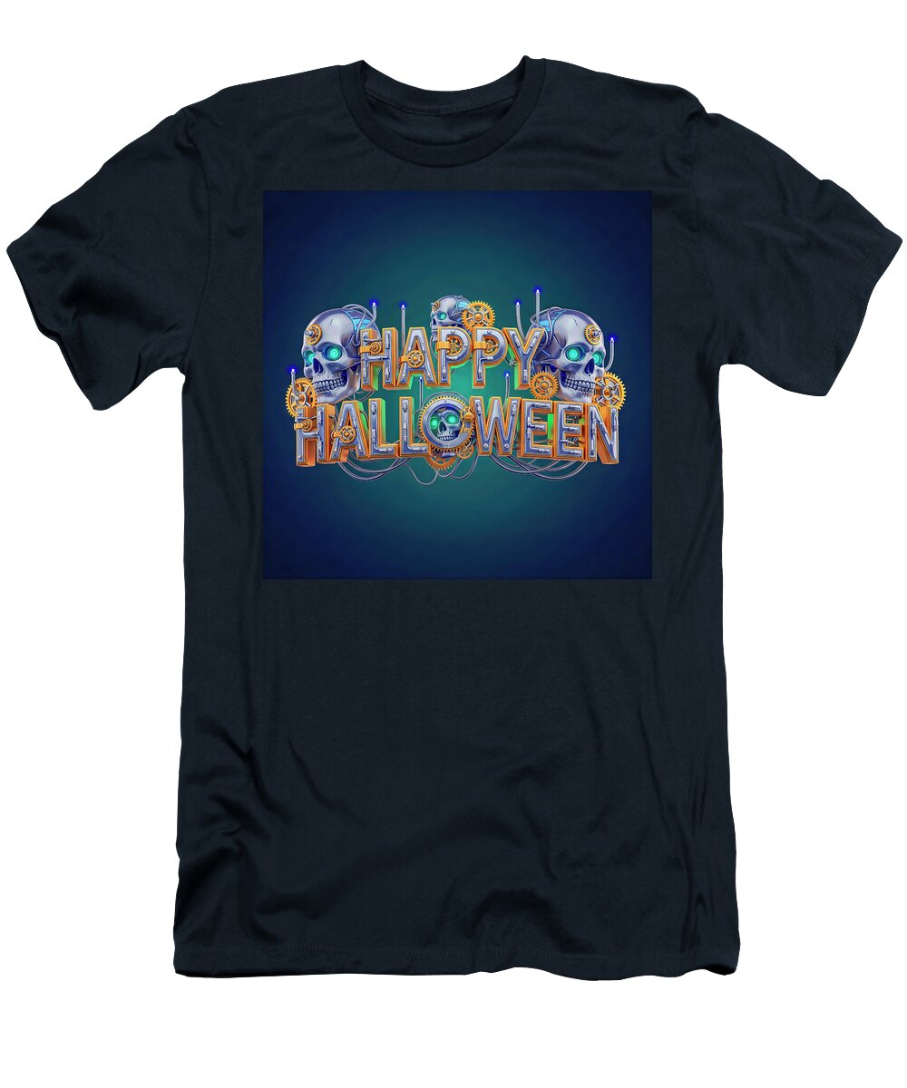 Steampunk Halloween Celebration Caporusso Vitantonio T-Shirt