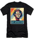 Stevie Wonder Pop Art Portrait Baby Superstition Cynthia Pottorff T-Shirt