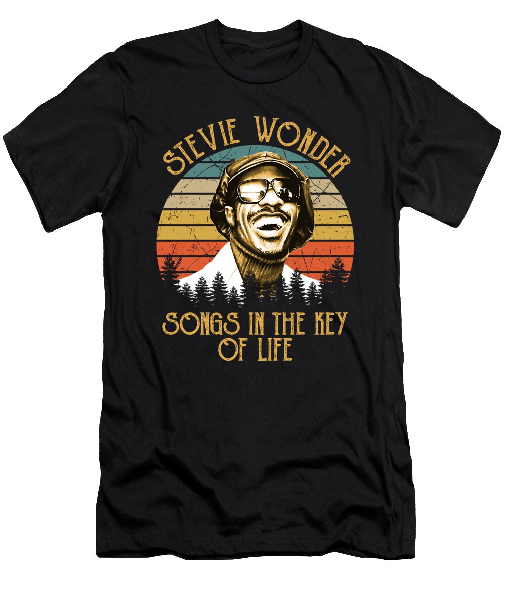 Stevie Wonder Songs in the Key of Life Cynthia Pottorff T-Shirt