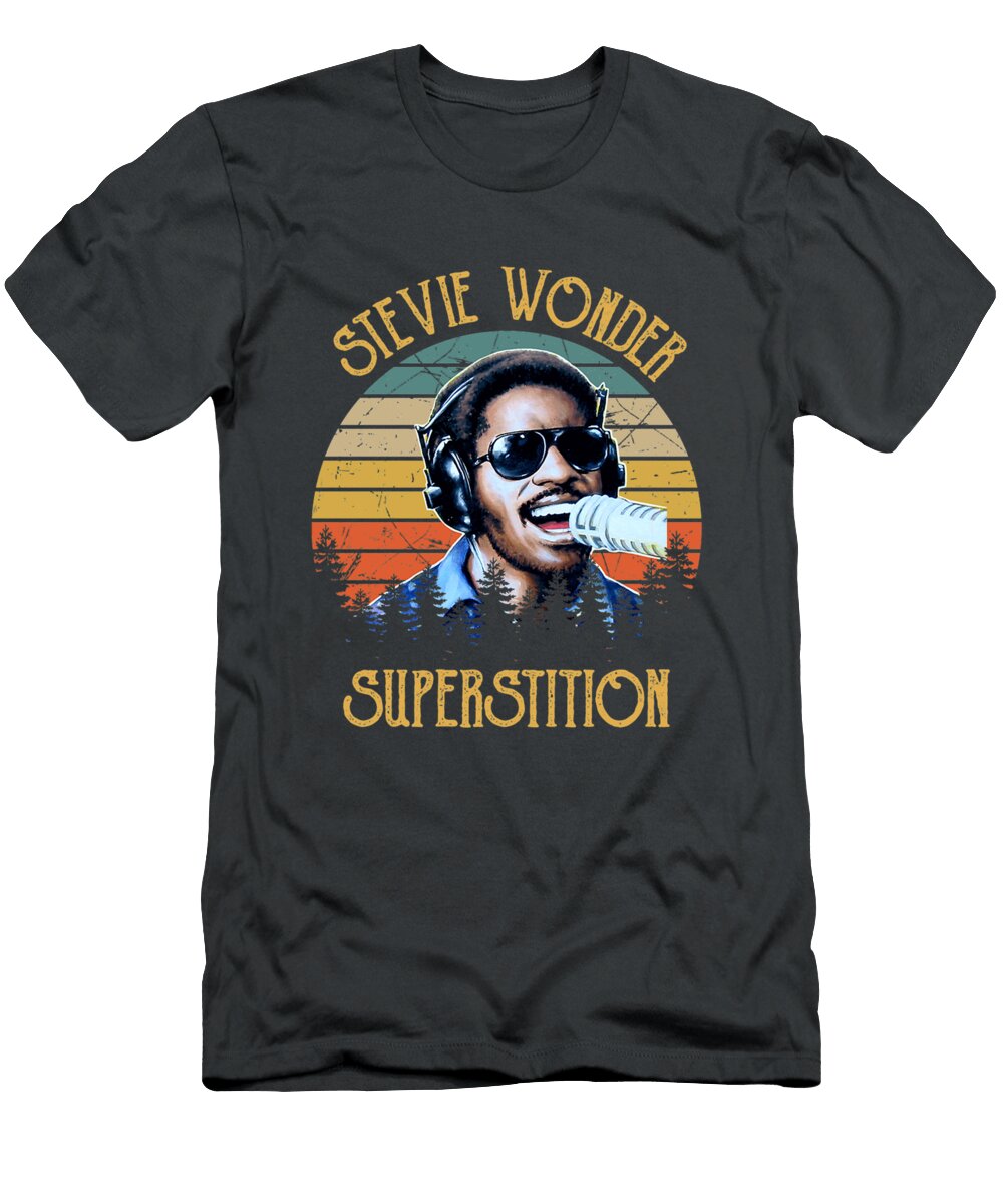 Stevie Wonder Superstition Casar Oppolzer T-Shirt