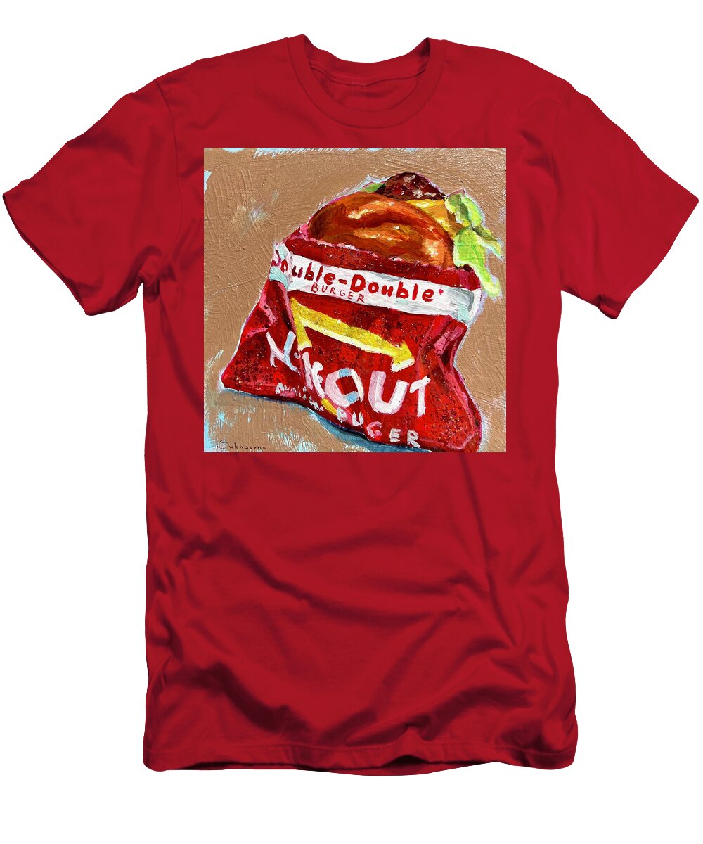 Still Life with Double in N Out Burger Victoria Sukhasyan T-Shirt