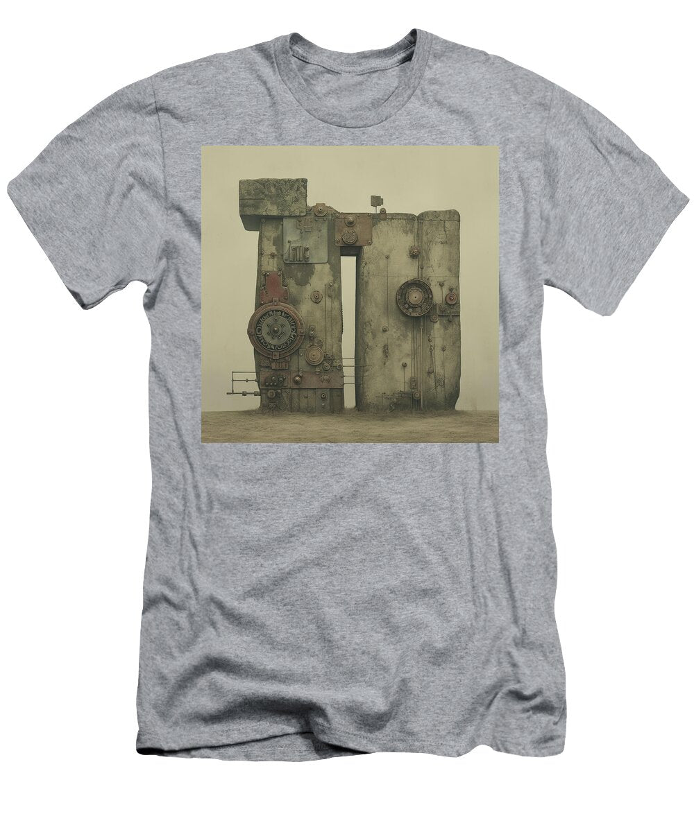 Stonehenge Techno Sculpture Sci Fi 246 Yo Pedro T-Shirt