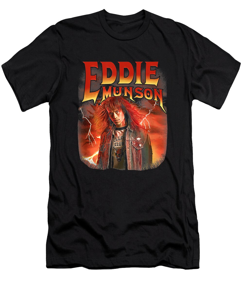 Stranger Things 4 Eddie Munson Portrait Bui Chinh T-Shirt