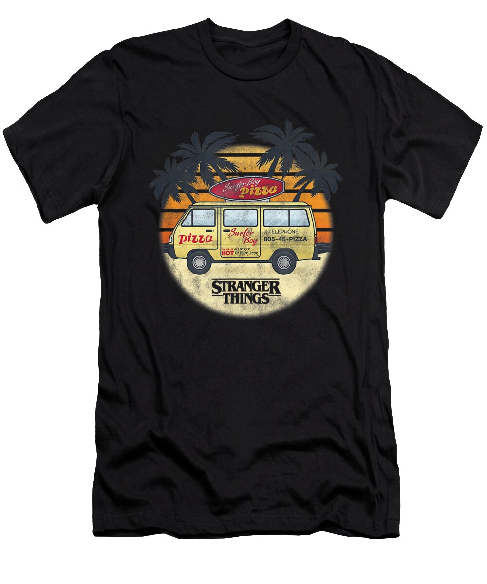Stranger Things 4 Surfer Boy Pizza Van Bui Chinh T-Shirt