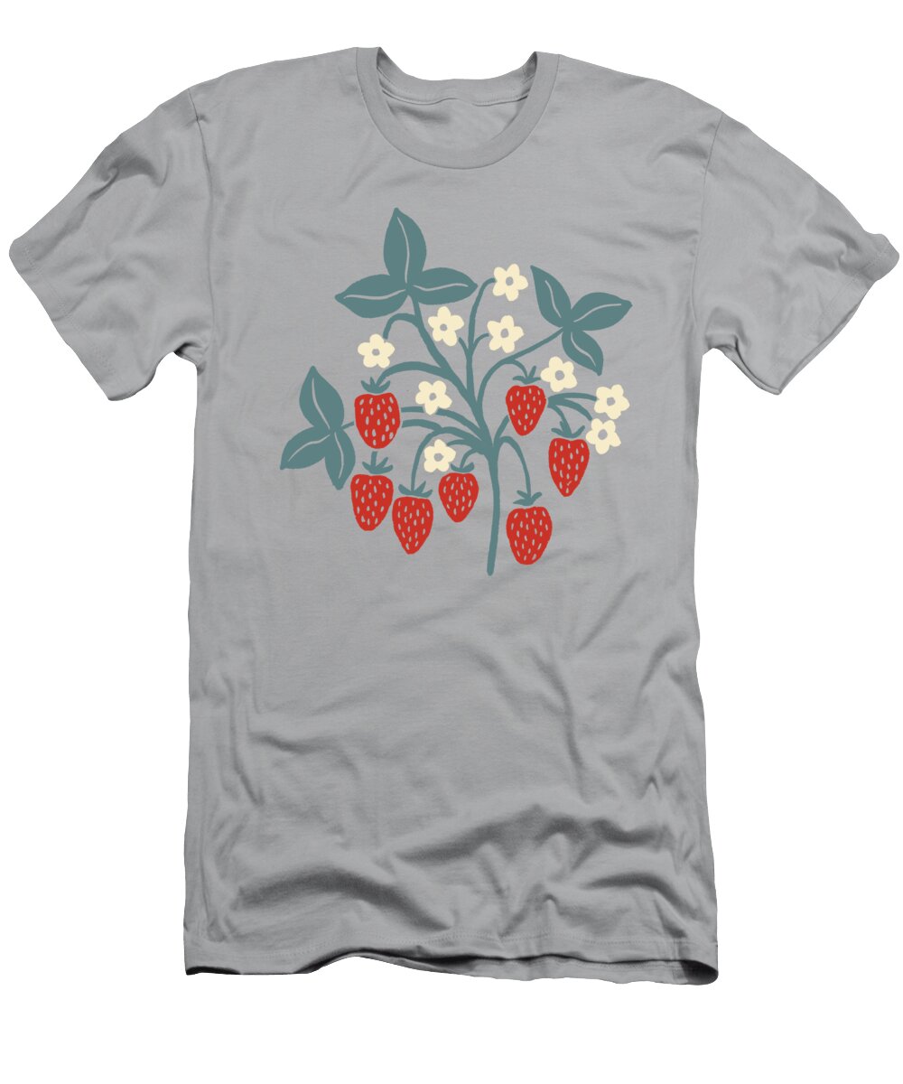 Strawberry Plant Nic Squirrell T-Shirt